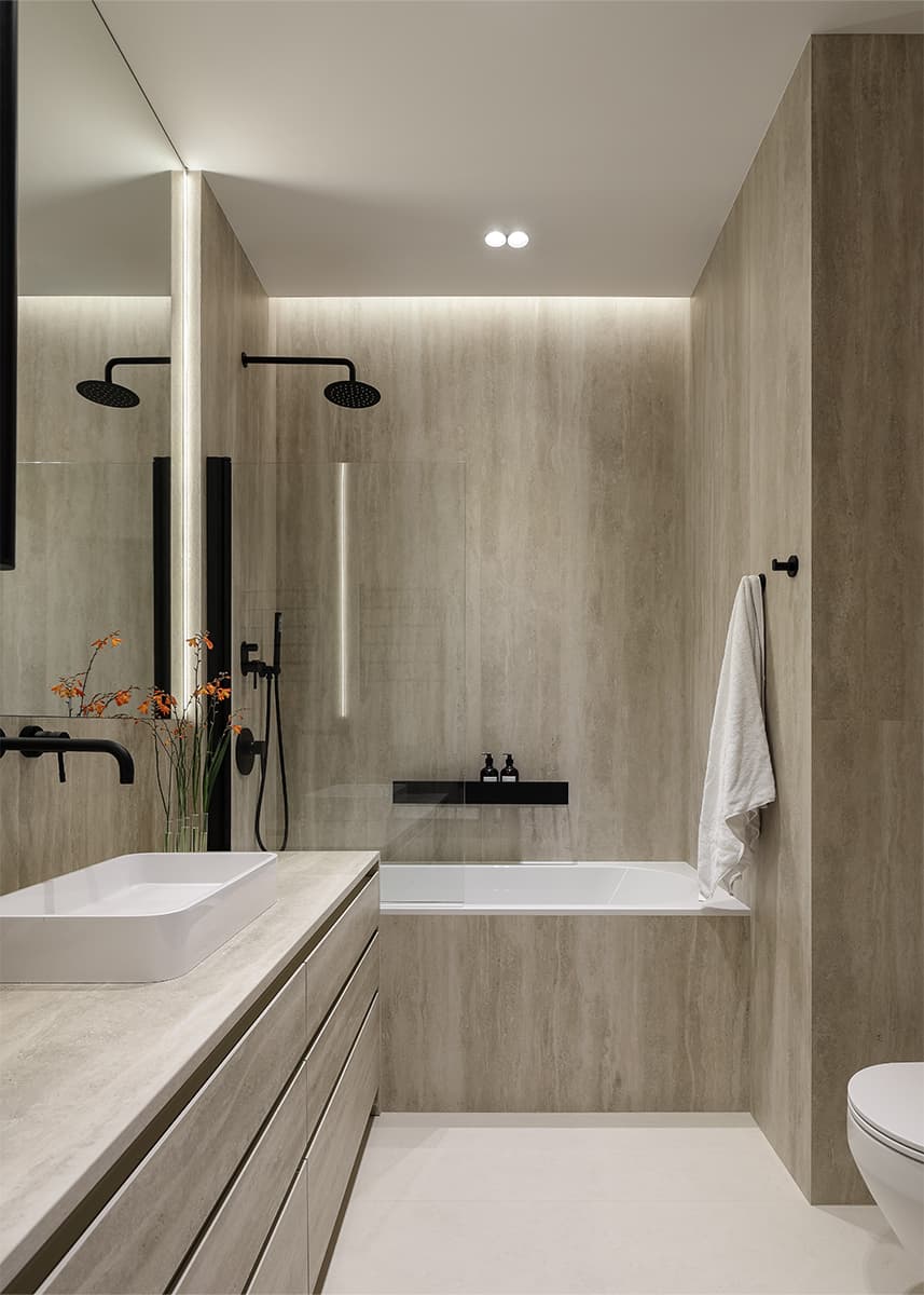 Универсальный интерьер светлой квартиры для сдачи в аренду — проект Натальи Тугановой