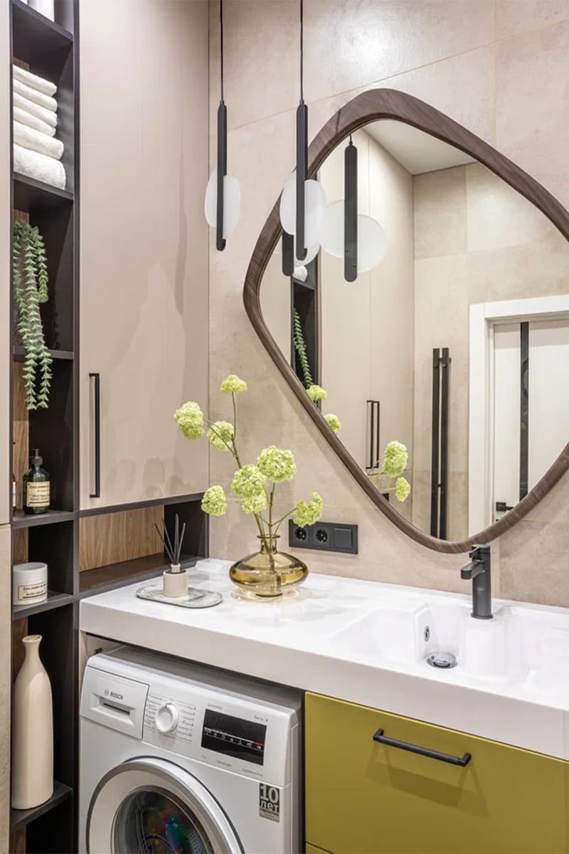 Элегантный интерьер квартиры в ЖК «Зиларт» площадью 35 квадратных метров — проект Аллы Нартовой