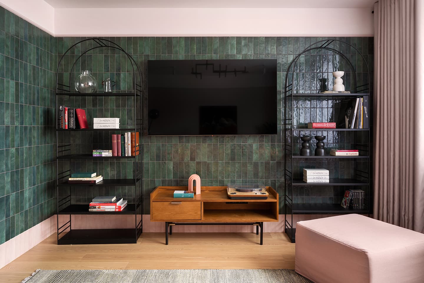 artisan moss green в интерьере