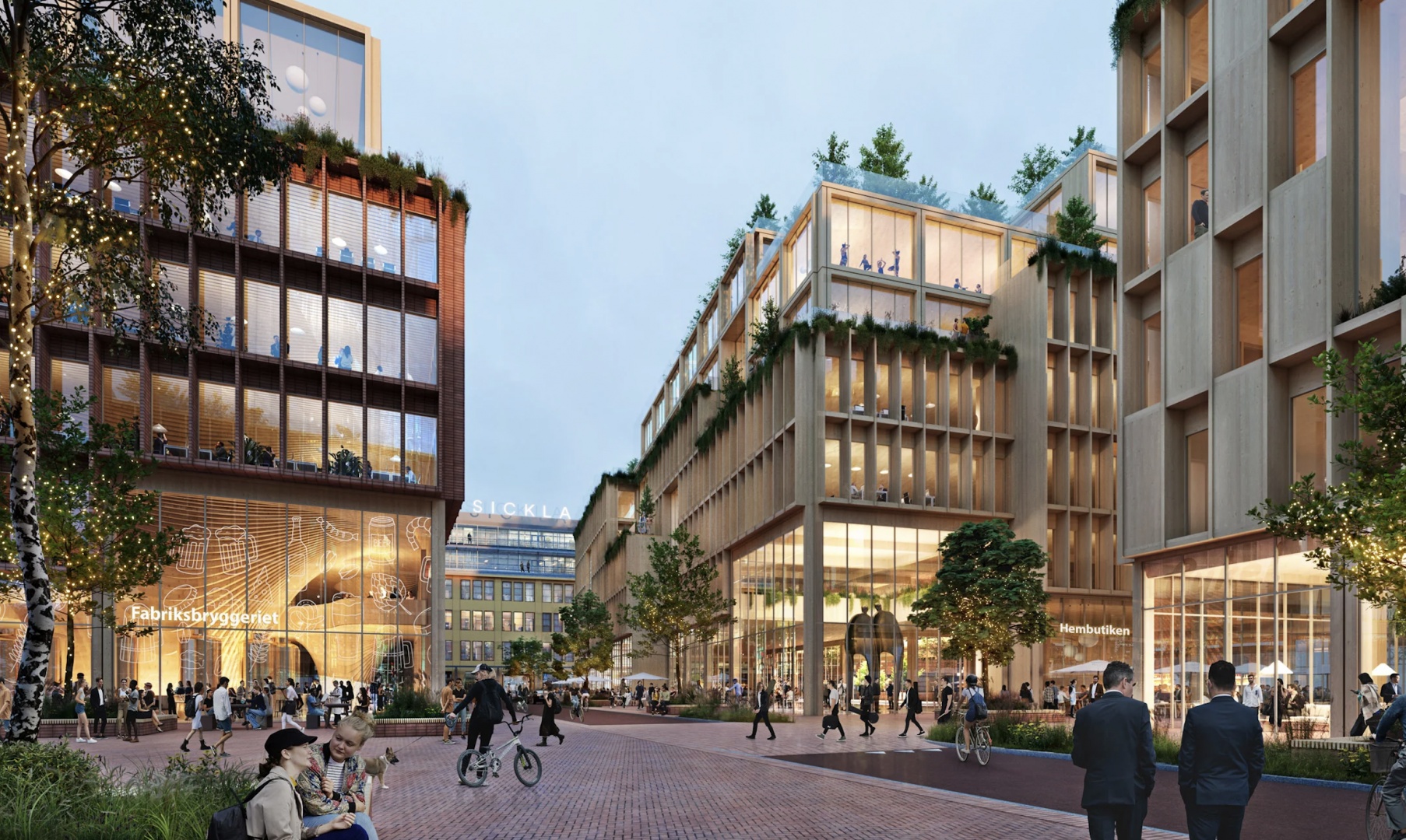 В Стокгольме планируют построить жилой комплекс полностью из дерева