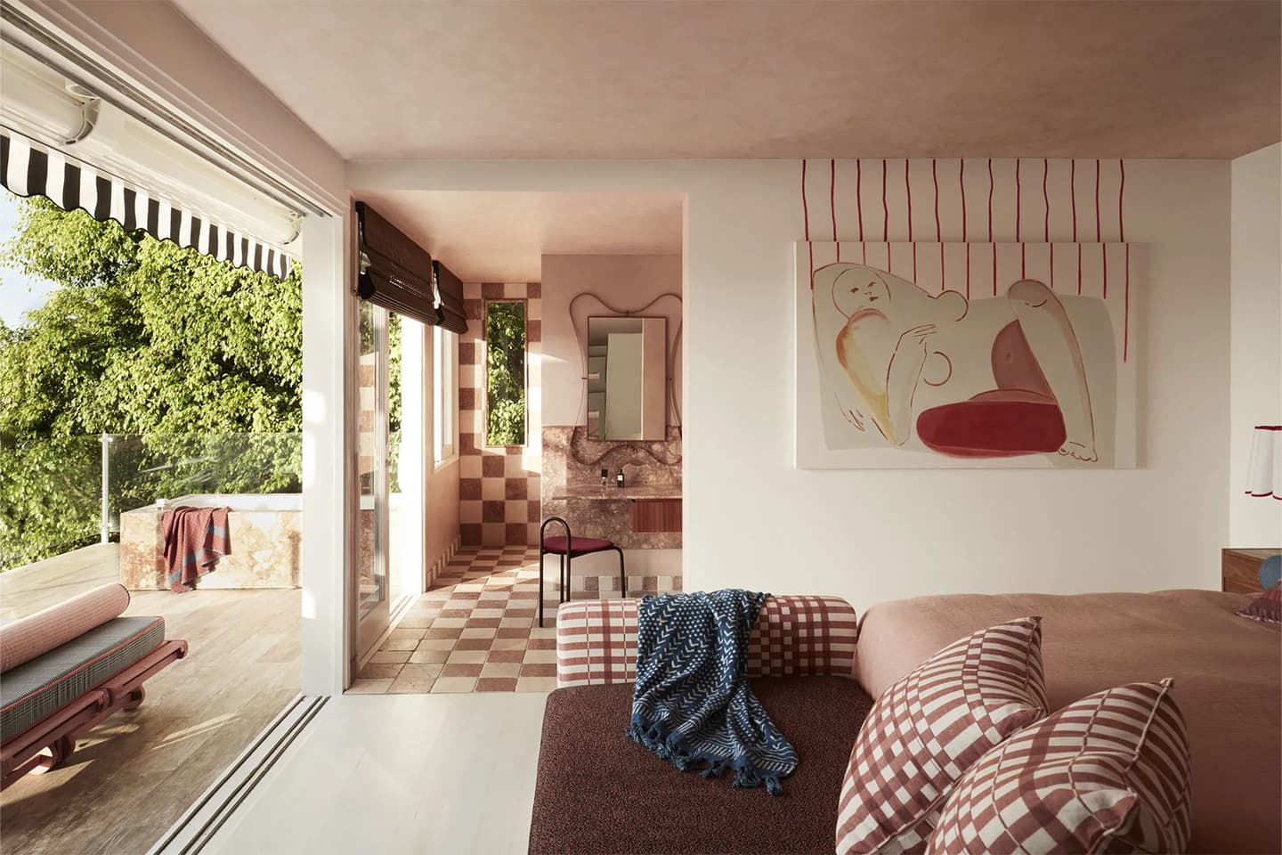 Терракотовые тона, беж и мрамор в интерьере австралийского коттеджа — проект YSG Studio