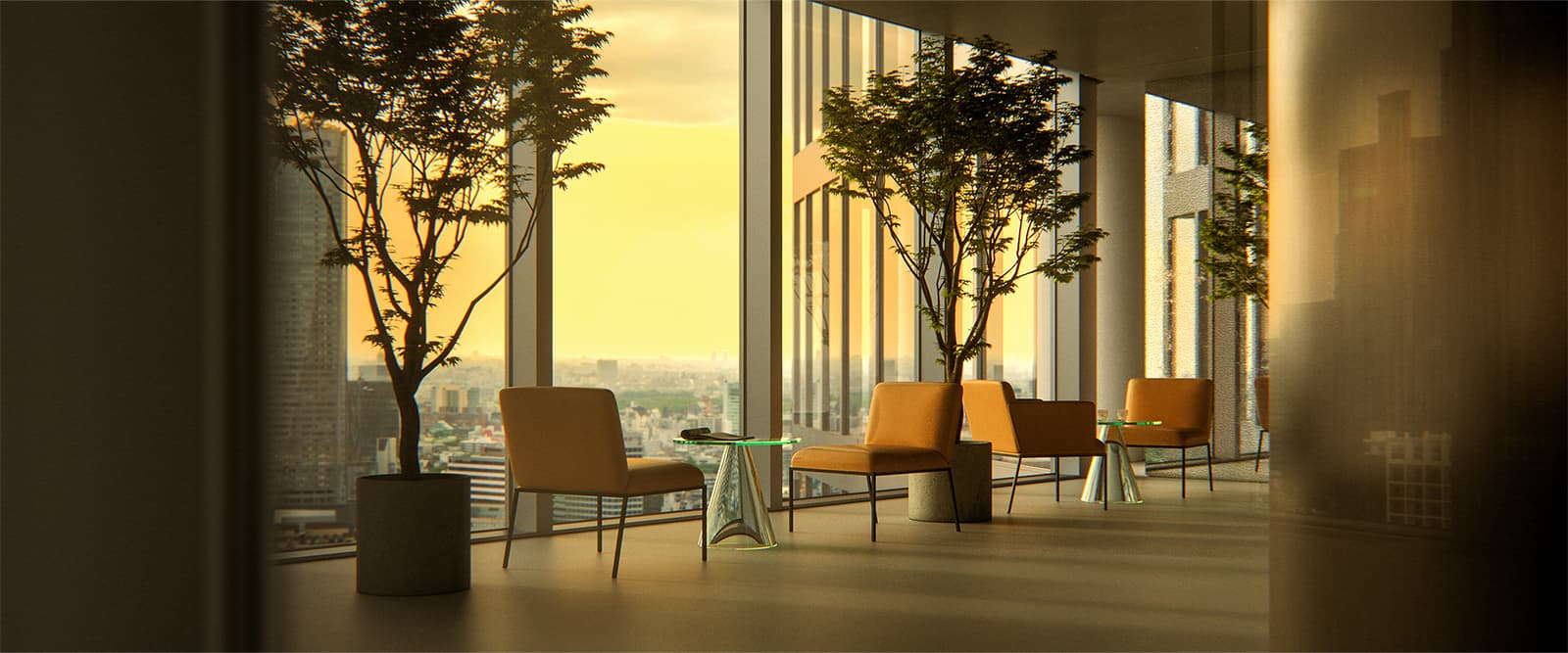 Golden Hour - офис в метавселенной: проект Екатерины Турбиной и компании «Делатели. Офисов»