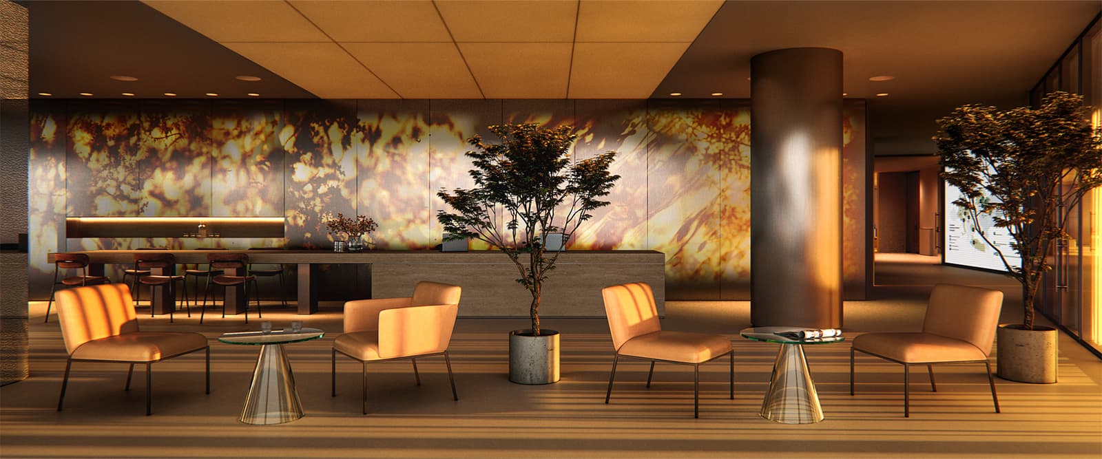 Golden Hour - офис в метавселенной: проект Екатерины Турбиной и компании «Делатели. Офисов»