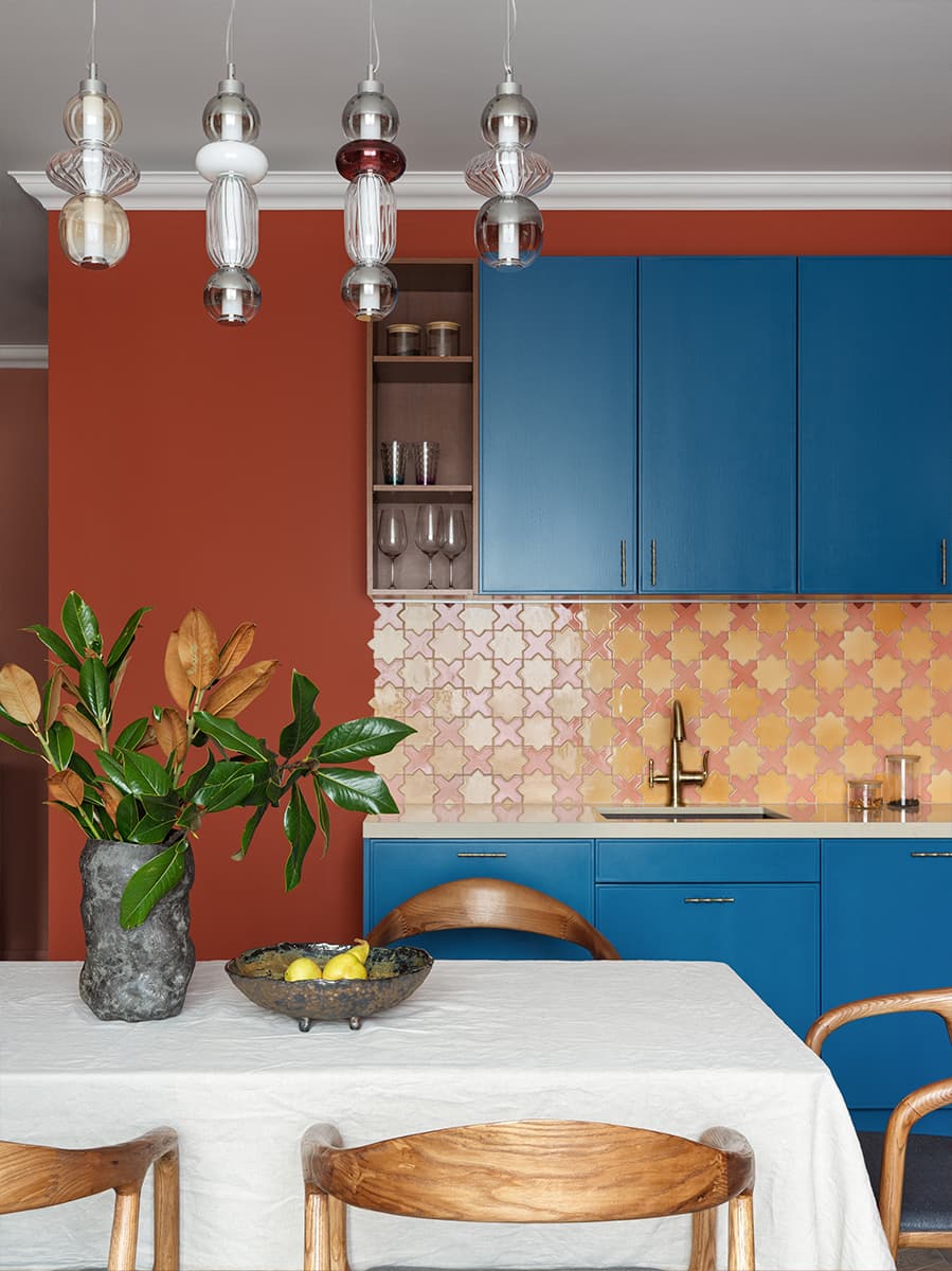 Интерьер квартиры с африканским колоритом — проект Екатерины Зиминой и Елены Федосеевой