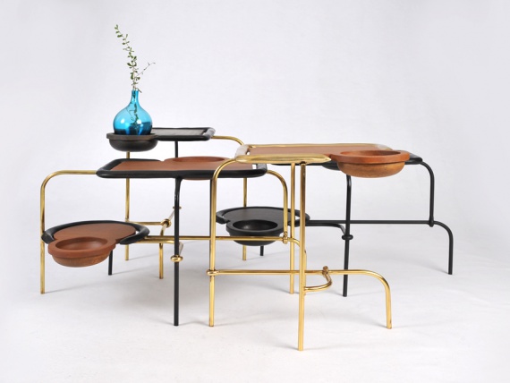Тайский дизайнер Апиват Читапанья представил модульный кофейный столик 